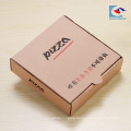 logo impreso caja de paquete de papel de pizza plegable con logo
